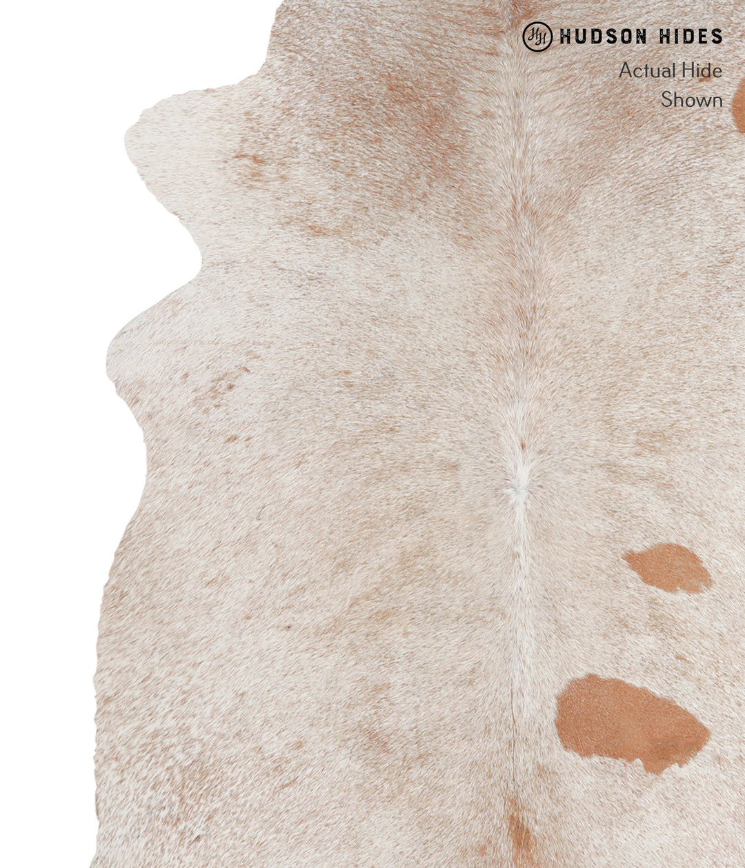 Salt and Pepper Brown Large Brazilian Cowhide Rug 6'3"H x 5'5"W #A4294