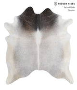 Medium Grey X-Large Brazilian Cowhide Rug 7'1"H x 6'4"W #A4304 by Hudson Hides