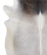Medium Grey X-Large Brazilian Cowhide Rug 7'1"H x 6'4"W #A4304 by Hudson Hides