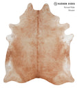 Solid Brown X-Large Brazilian Cowhide Rug 7'6"H x 6'7"W #A4368 by Hudson Hides