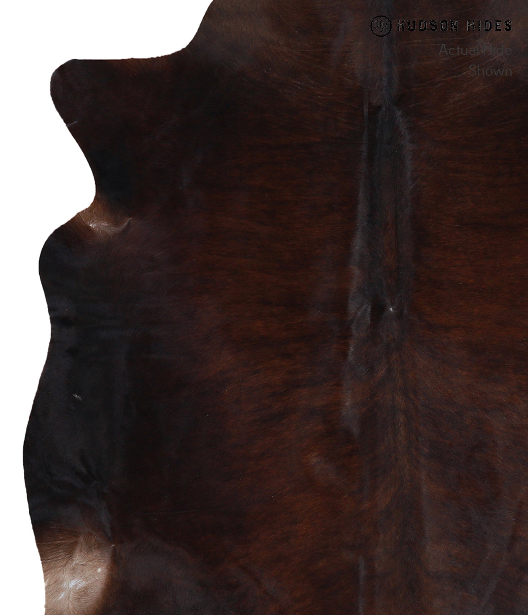 Dark Brindle Cowhide Rug #A4431