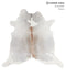 Grey with Beige X-Large Brazilian Cowhide Rug 6'5