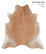 Solid Brown XX-Large Brazilian Cowhide Rug 7'5"H x 7'0"W #A4504 by Hudson Hides