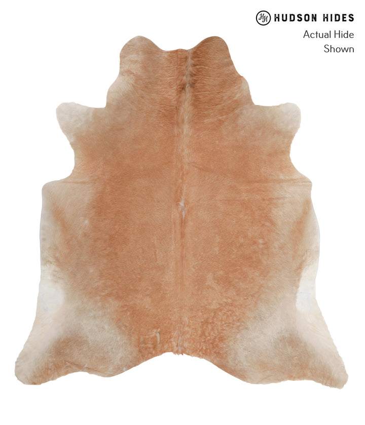 Solid Brown XX-Large Brazilian Cowhide Rug 7'5"H x 7'0"W #A4504 by Hudson Hides