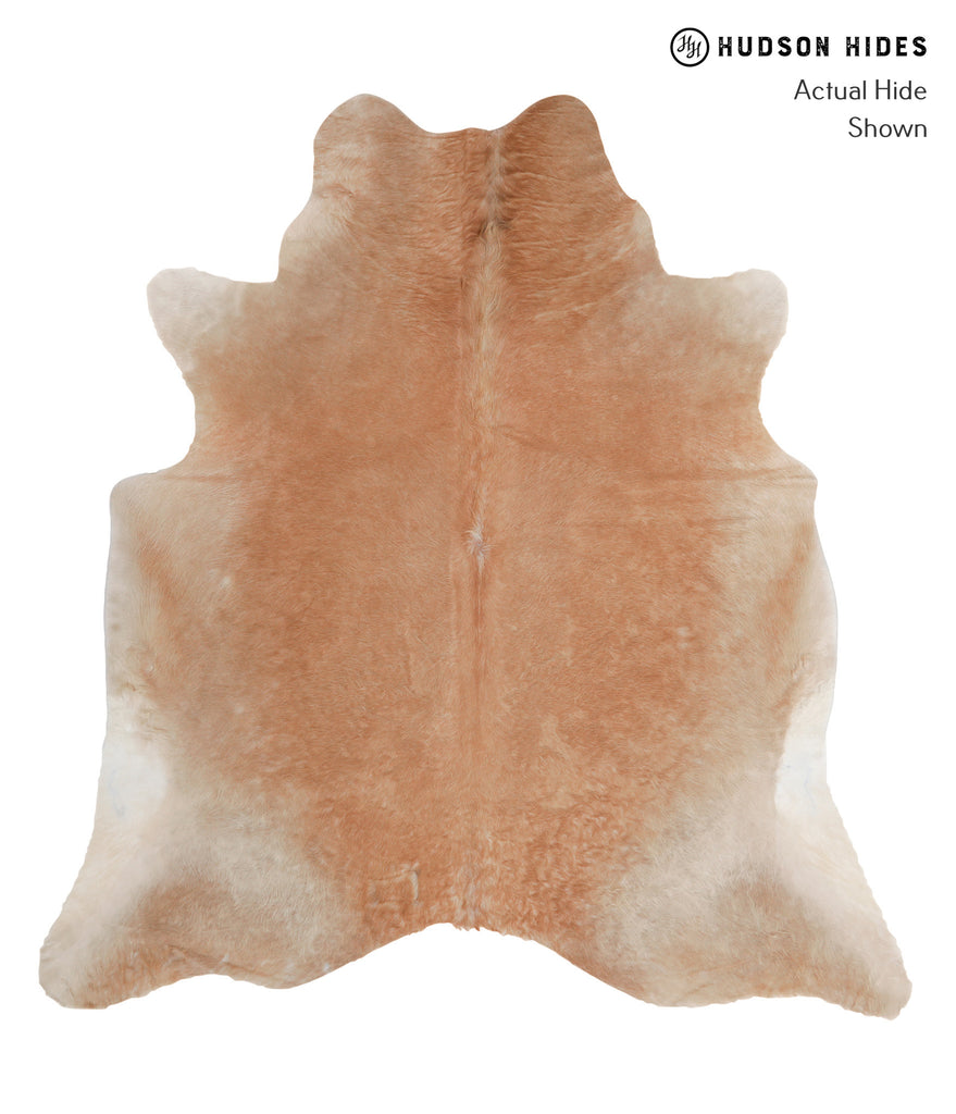 Solid Brown XX-Large Brazilian Cowhide Rug 7'5"H x 7'0"W #A4504 by Hudson Hides