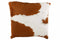 Brown and White Brazilian Cowhide Pillow