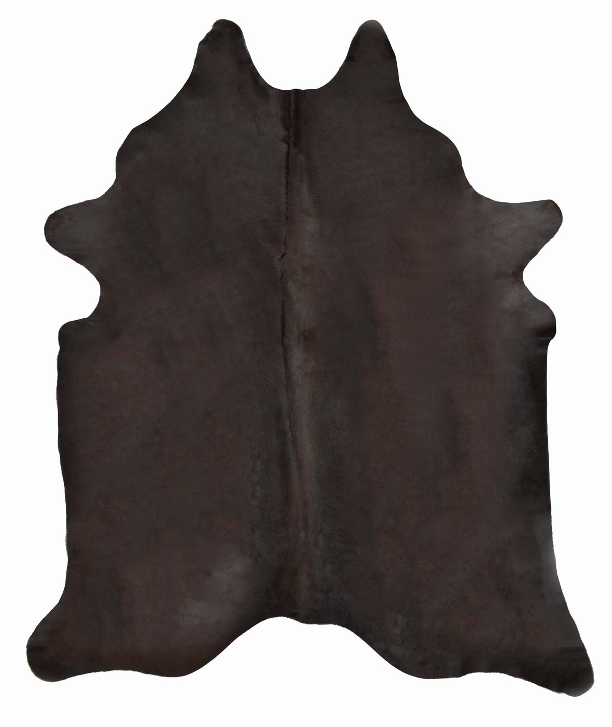 Dark Brown Dyed Cowhide Rug #1001BRWN