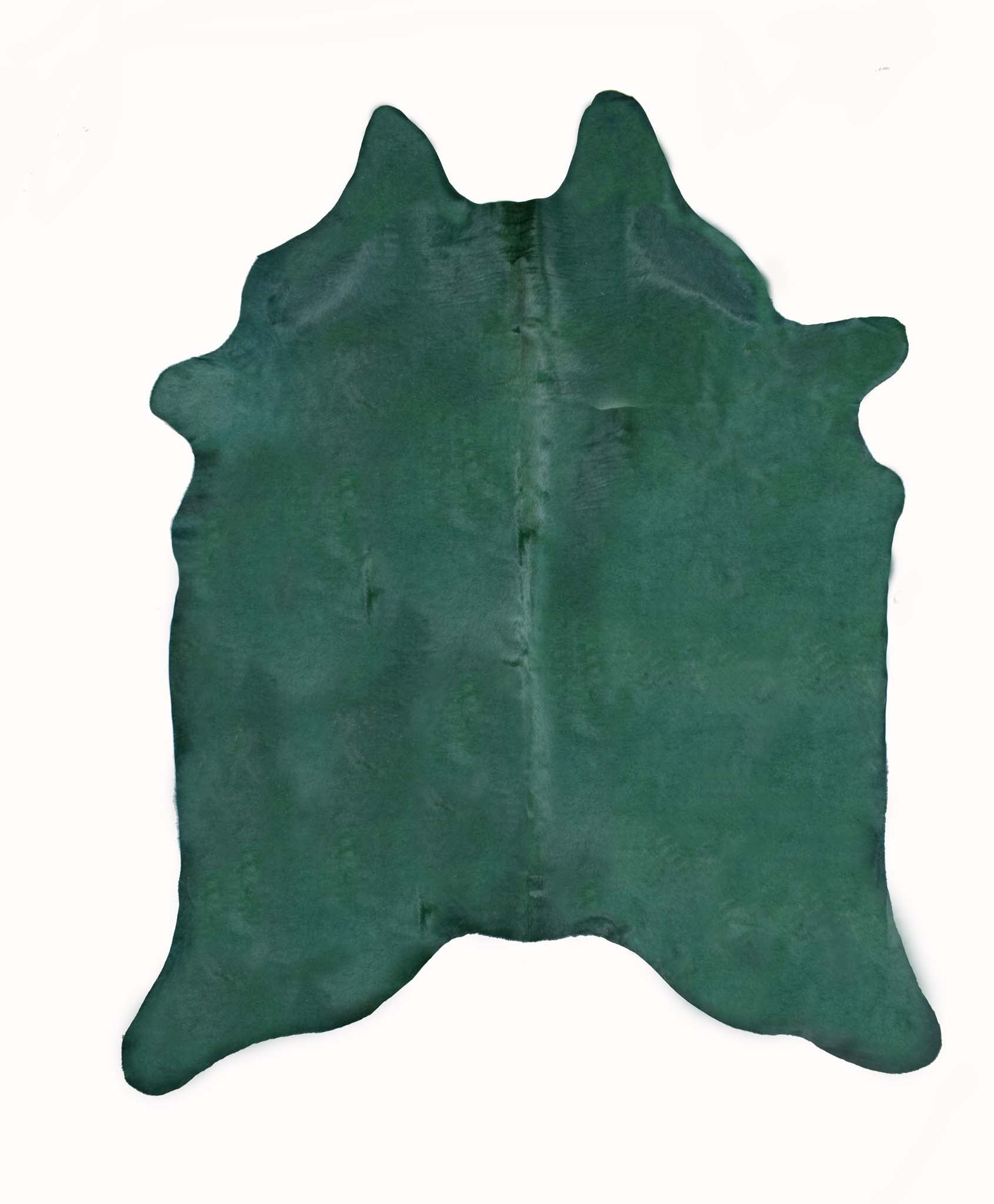 Emerald Dyed Cowhide Rug #1001EMERLD