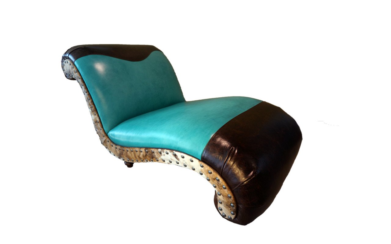 Albuquerque Turquoise Chaise Lounge