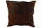 Dark Brindle Brazilian Cowhide Pillow