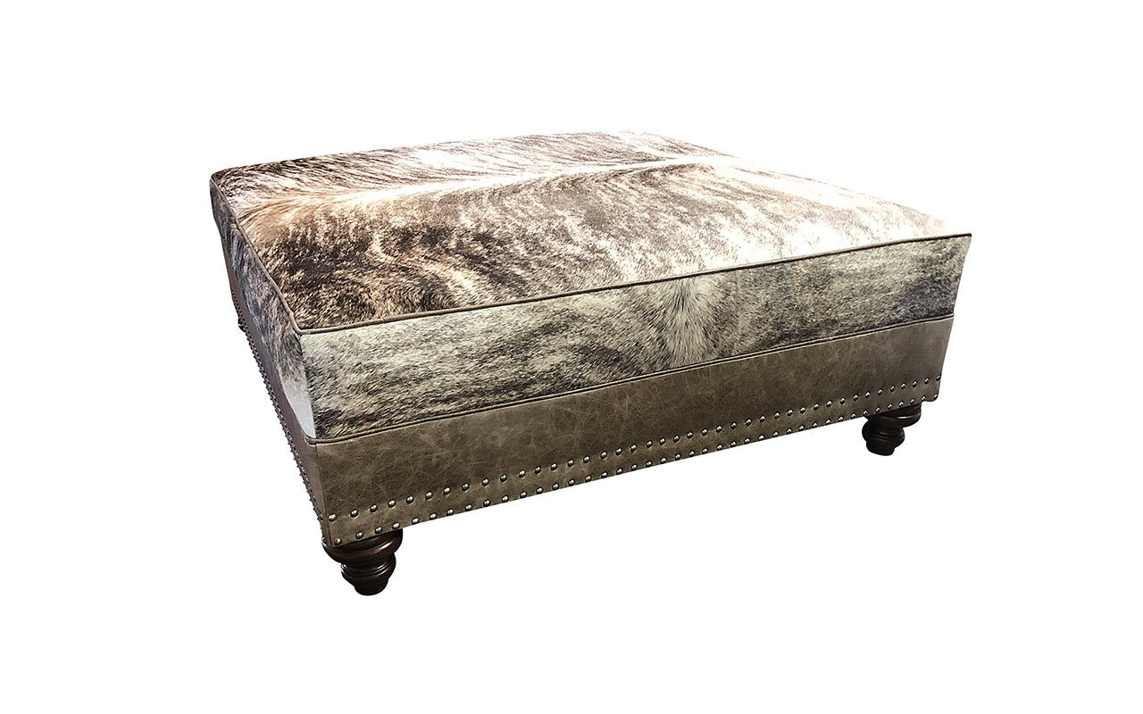 Grey Rock Ottoman - 48" x 48" Square