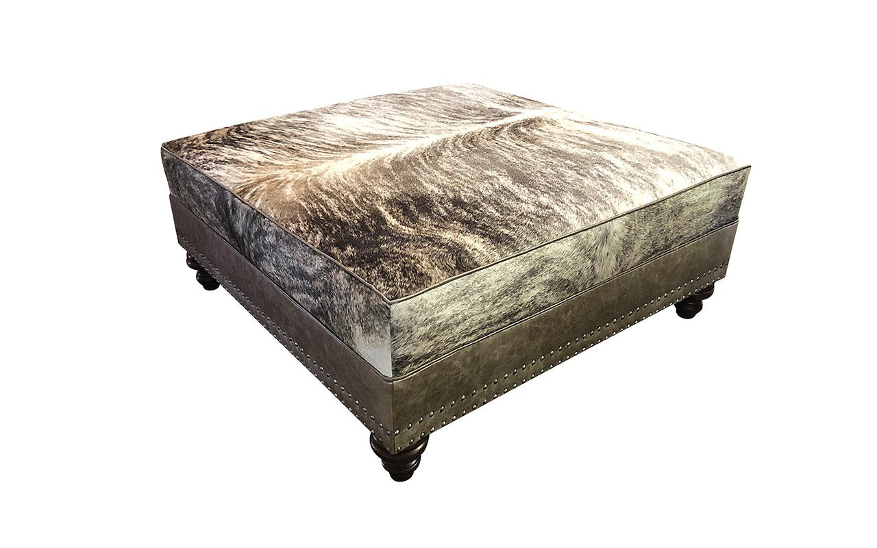 Grey Rock Ottoman - 48" x 48" Square