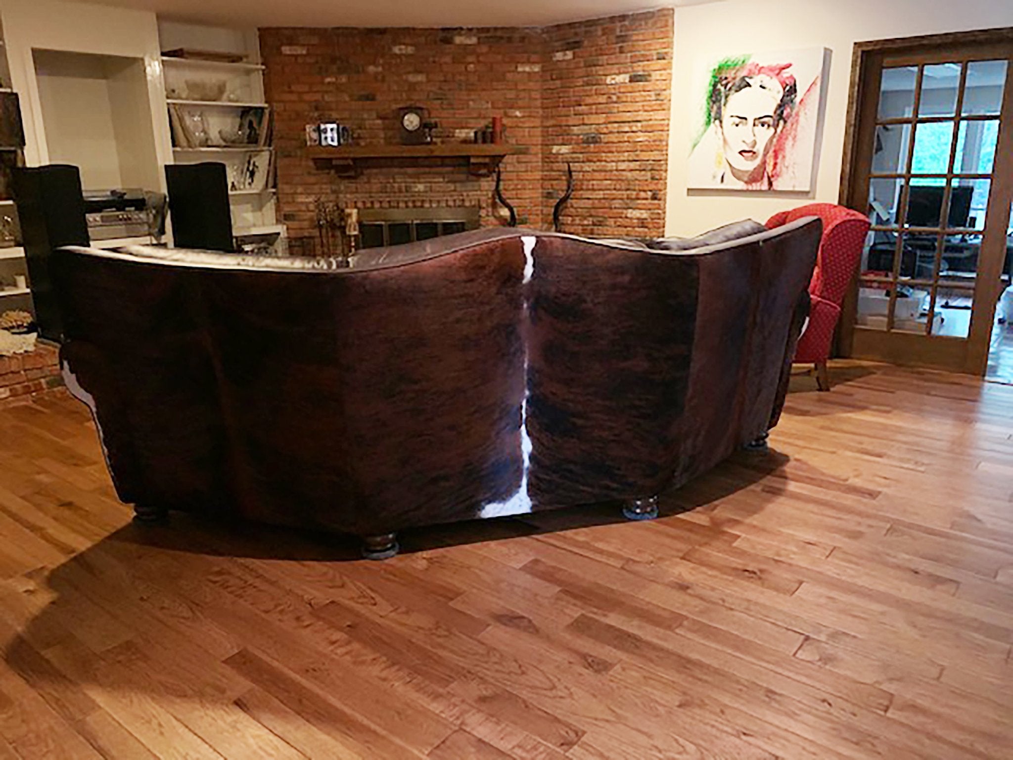 Split Rail Conversational Sofa