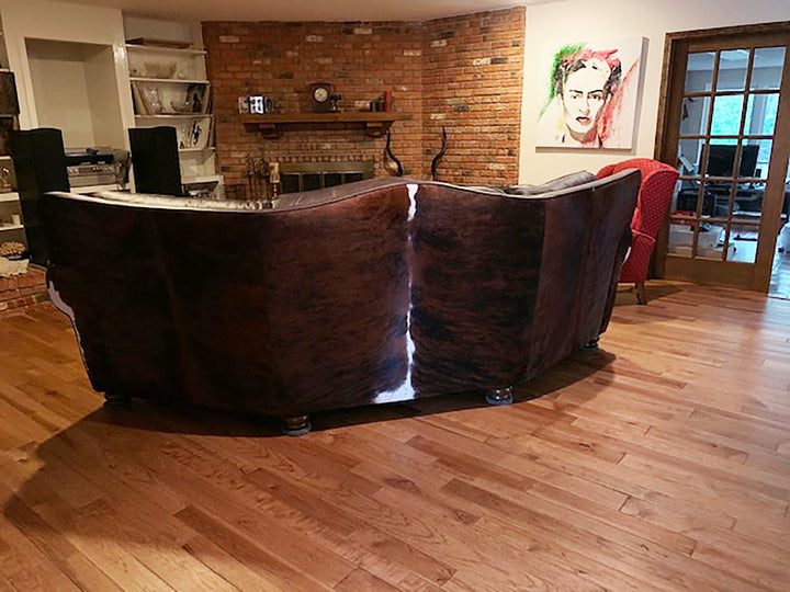 Split Rail Conversational Sofa