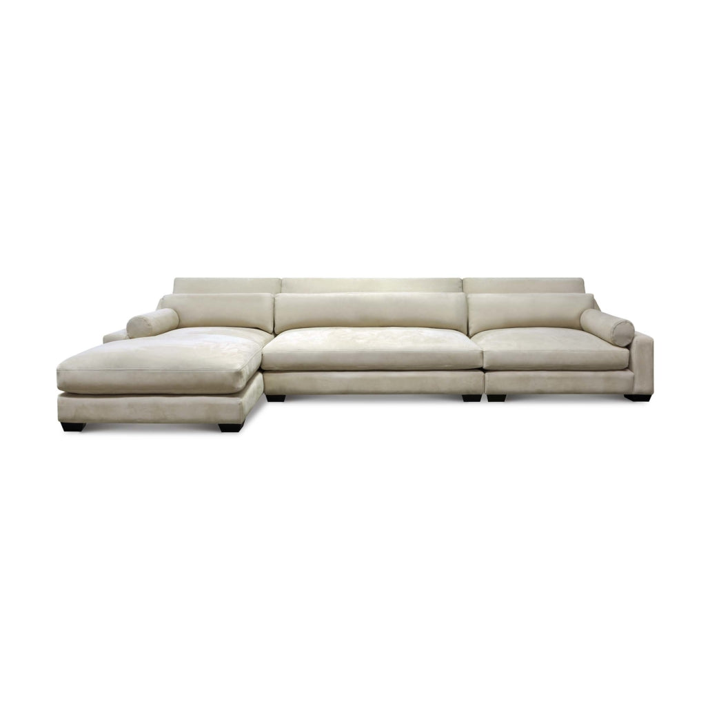 Eleanor Rigby Montecarlo Sectional (Chaise + Armless Loveseat + Chair & 1/2)
