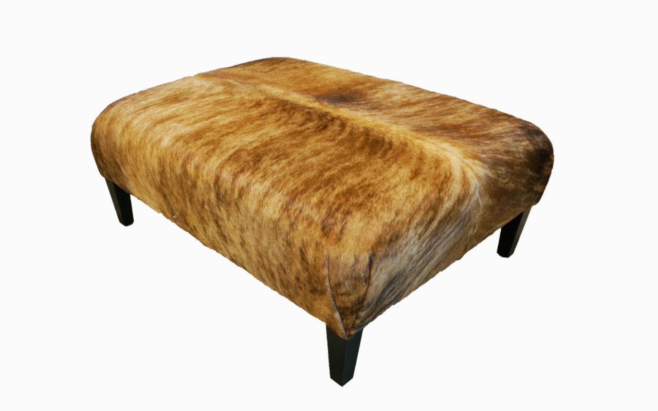 Mountain Modern Cowhide Ottoman