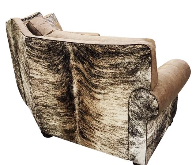 Palomino Conversational Western Cowhide Sofa