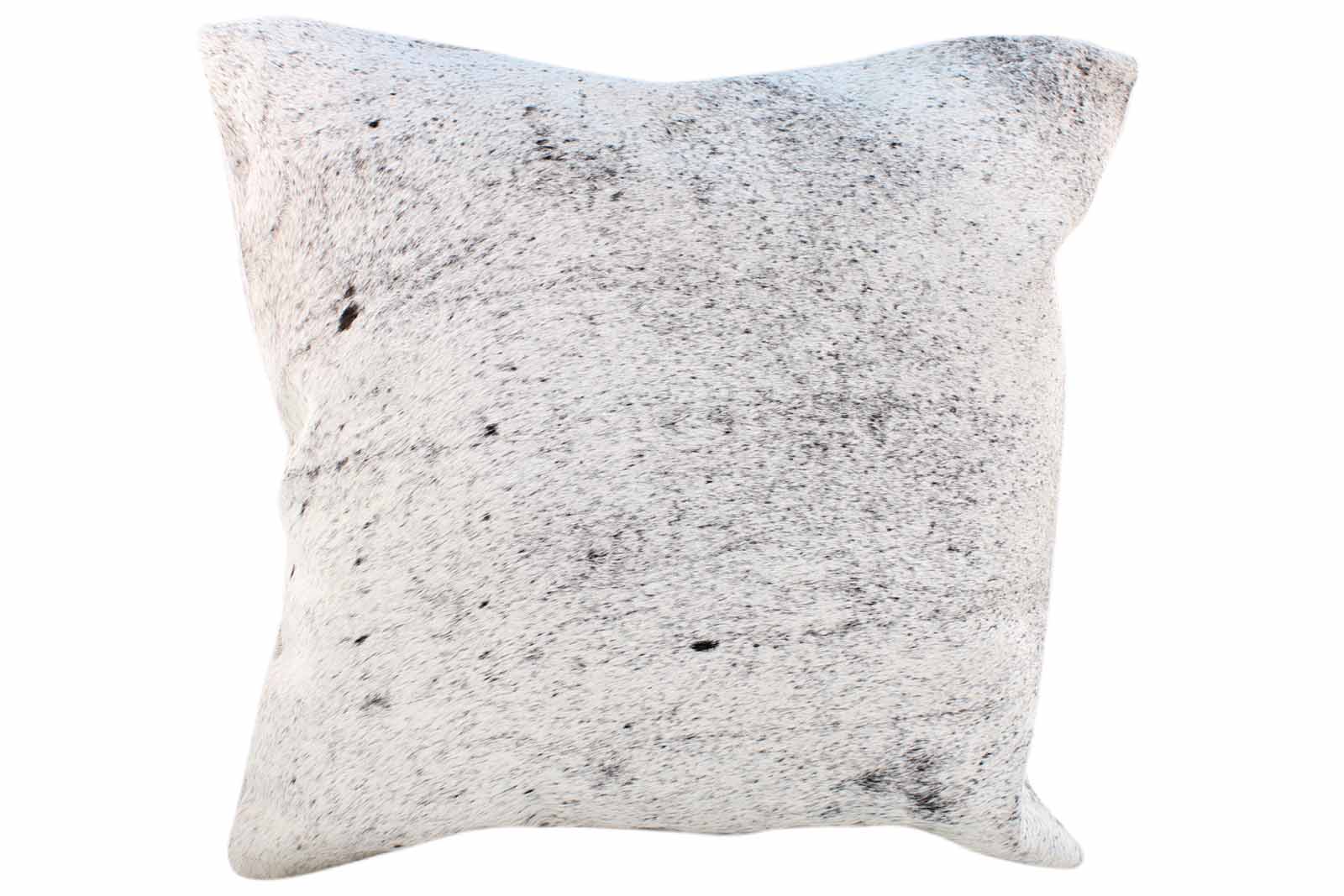 Speckled Black Brazilian Cowhide Pillow