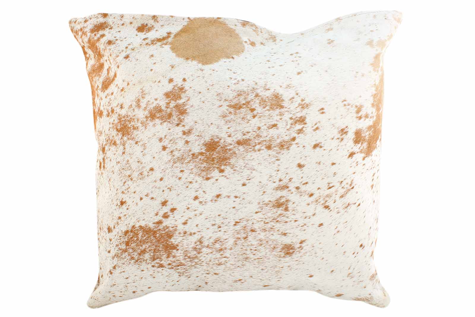 Speckled Brown Brazilian Cowhide Pillow