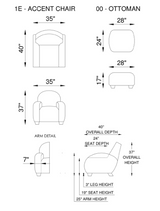 Eleanor Rigby Dolly 1E Accent Chair