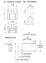 Eleanor Rigby Manon 1E Accent Chair