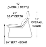 Eleanor Rigby Tweety 1E Accent Chair