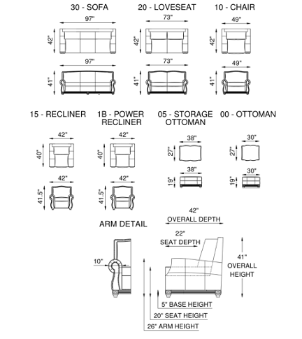 Eleanor Rigby Palazzo 30 Sofa