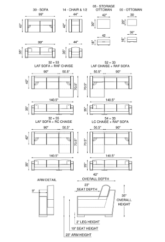 Eleanor Rigby Melrose 30 Sofa