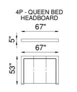 Eleanor Rigby Granada 4P Queen Bed