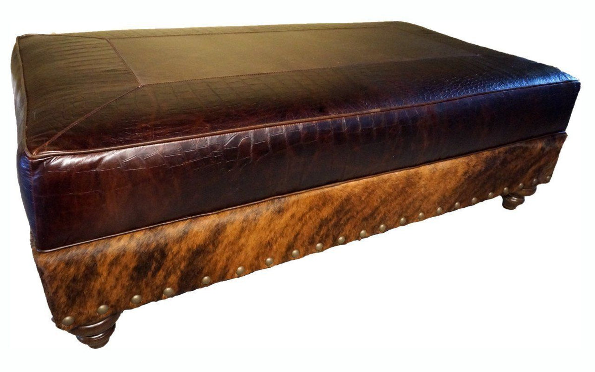 Vaquero Ottoman - 60" x 36"