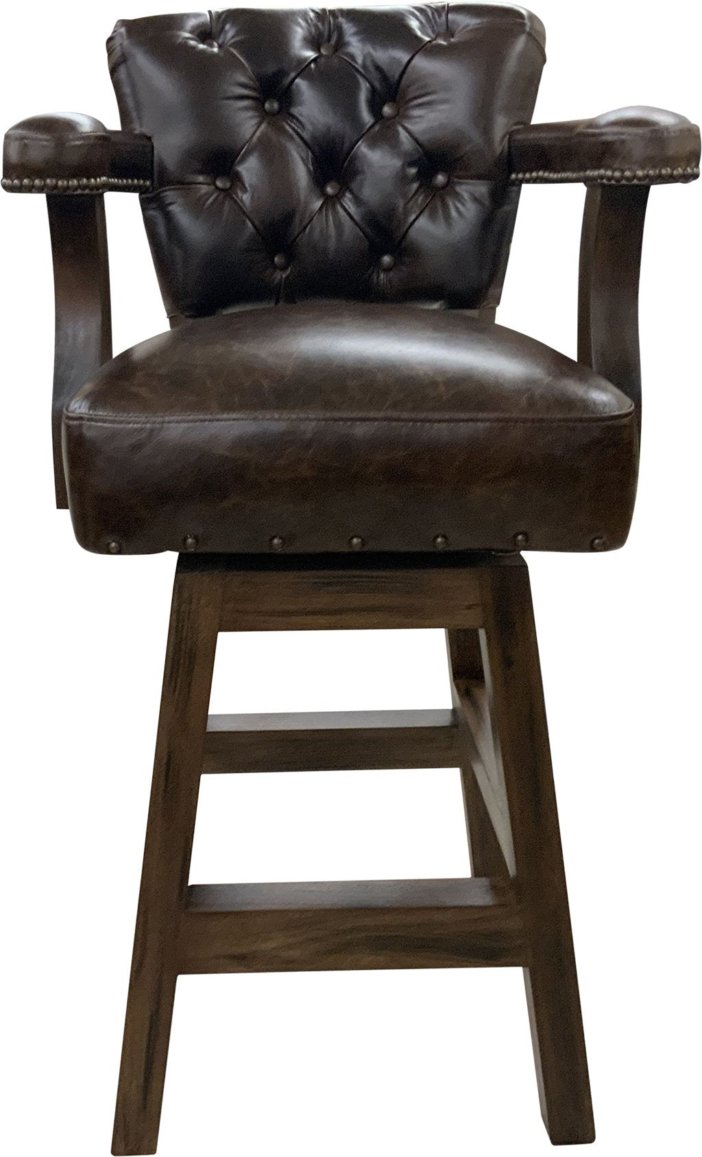 Vintage Tufted Axis Barstool