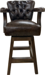 Vintage Tufted Axis Barstool