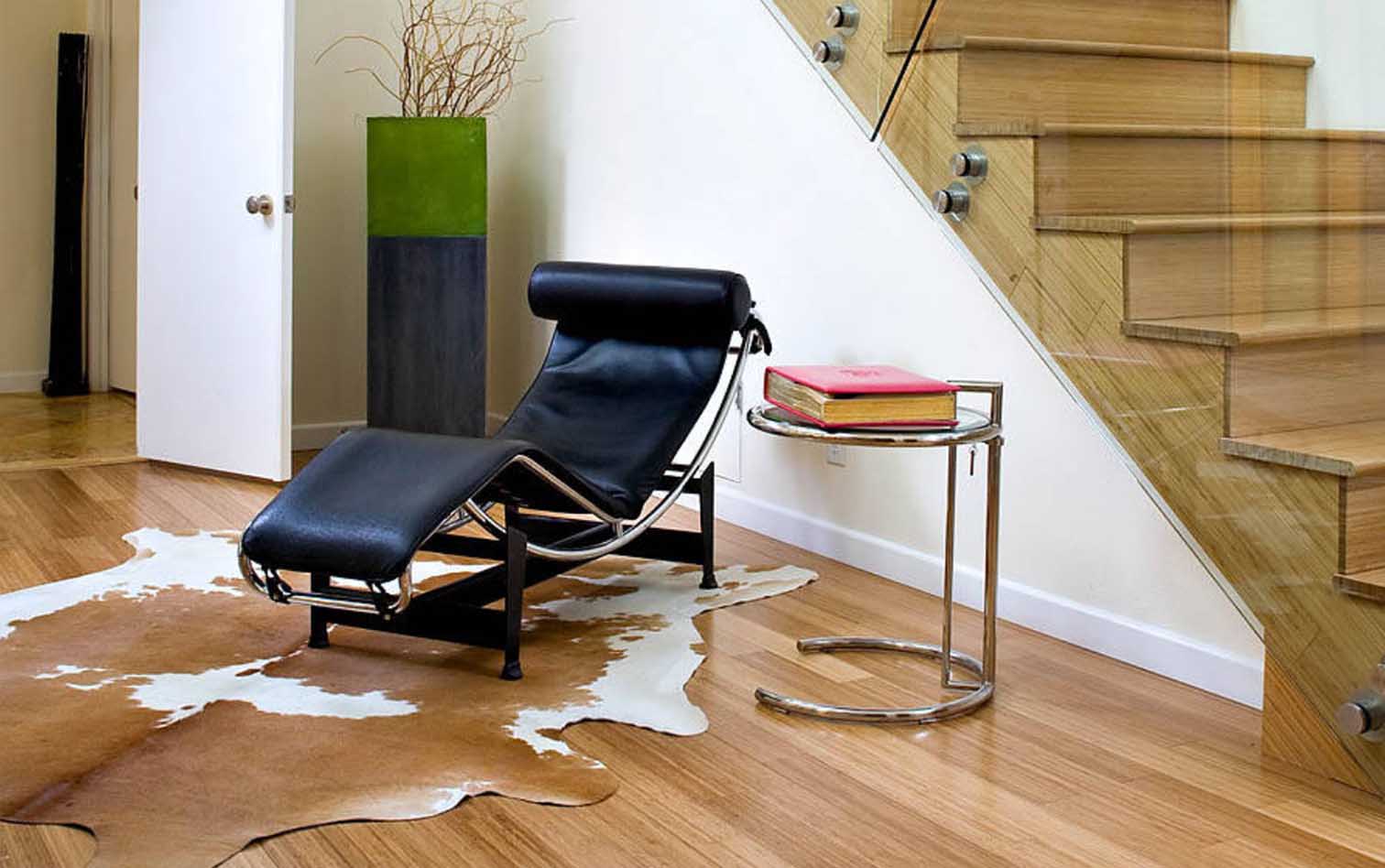 Beige and White Brazilian Cowhide Rug