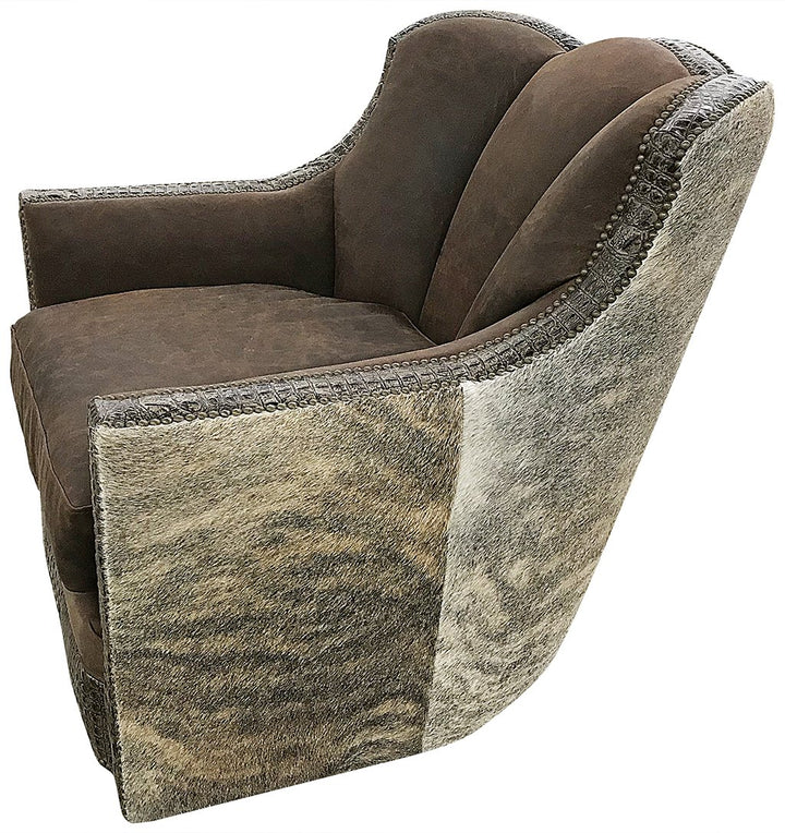 Mesa West Channelback Swivel Glider
