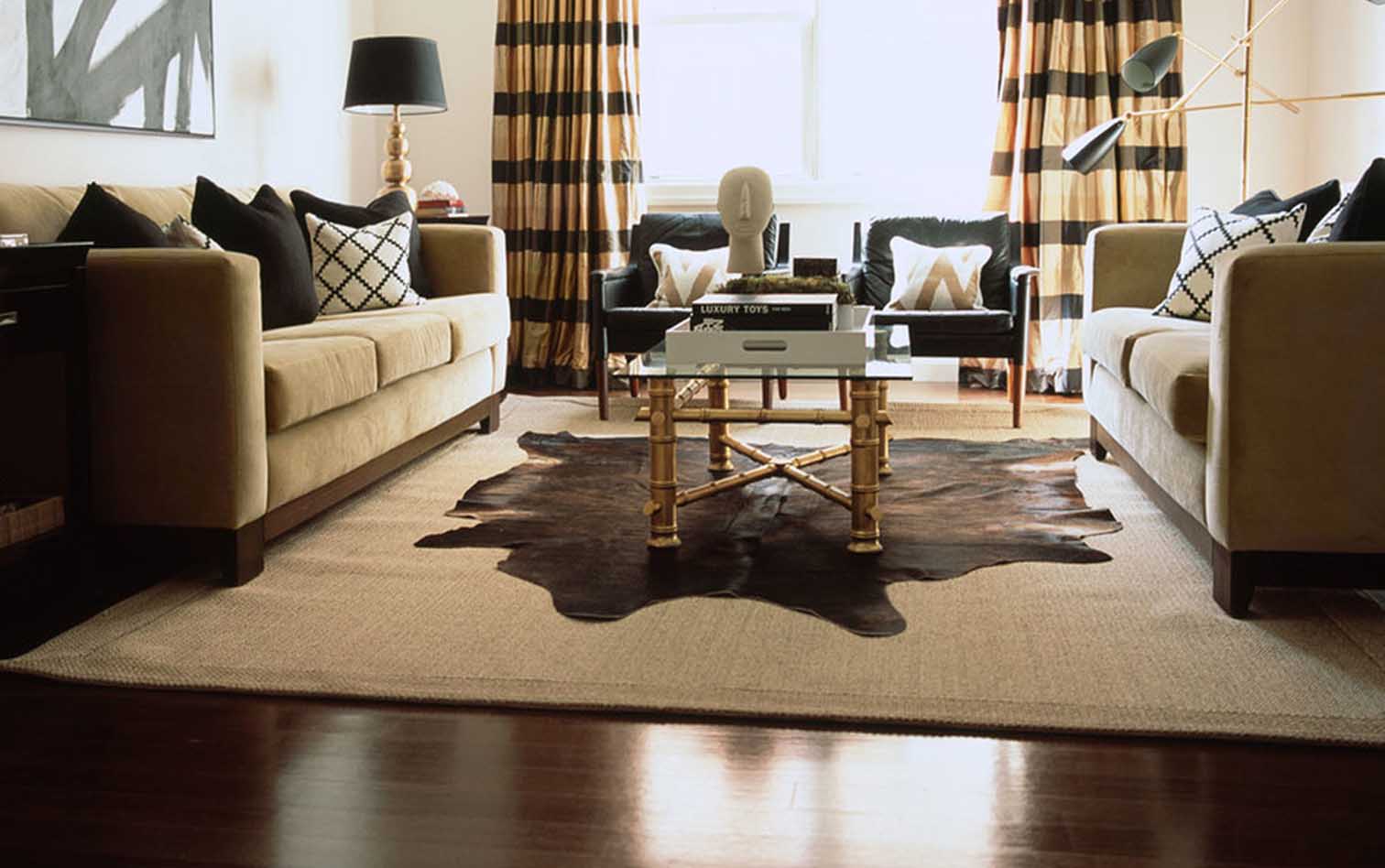 Chocolate Brazilian Cowhide Rug