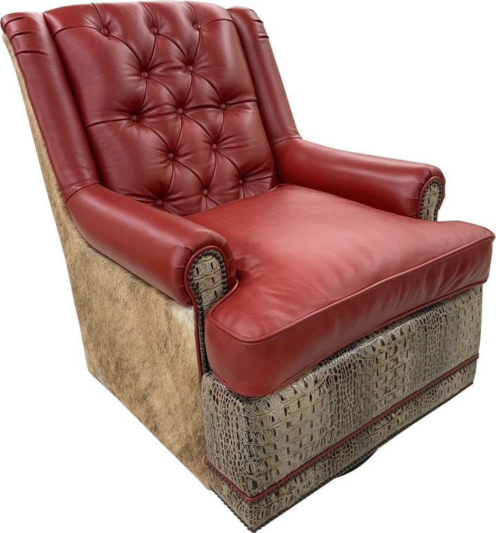 Roja Tufted Tallback Swivel Glider II