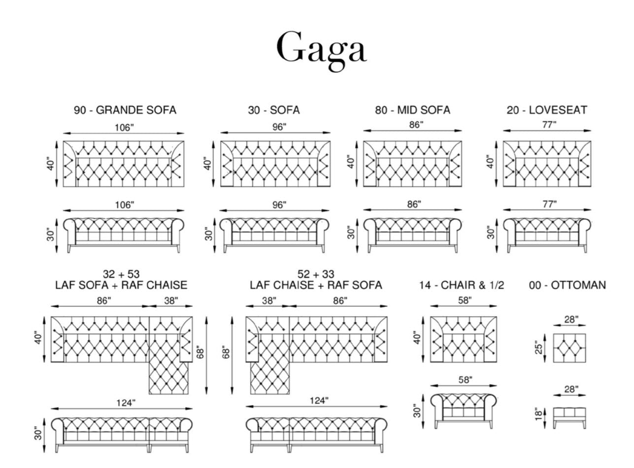 Eleanor Rigby Gaga 30 Sofa