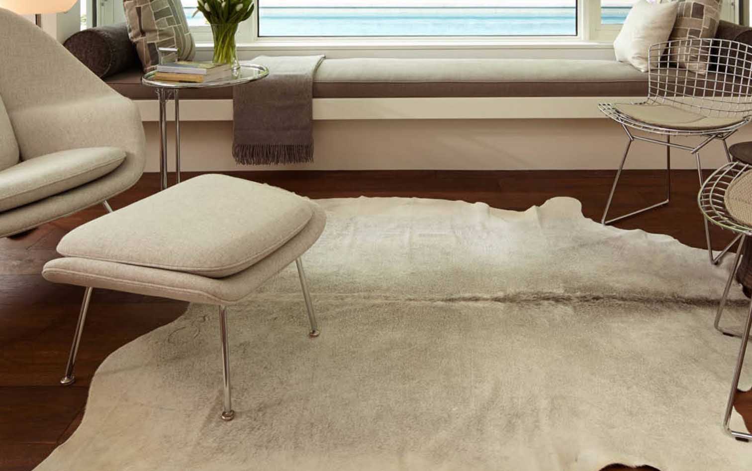Grey Brazilian Cowhide Rug