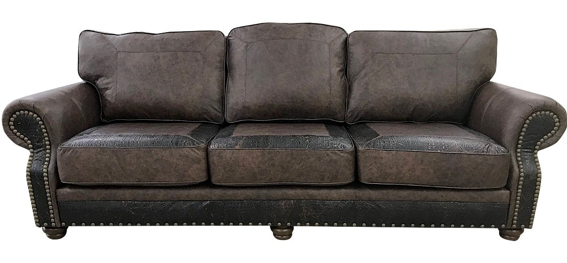 Split Rail 10' 3 Cushion Sofa