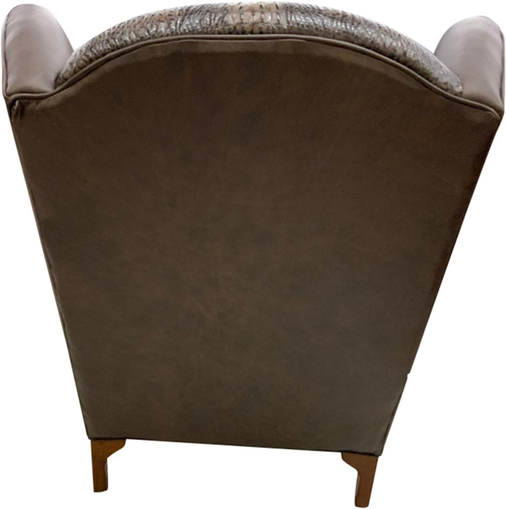 Classic Croc Western Wingback Chair