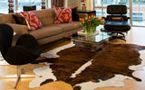 Medium Brindle Brazilian Cowhide Rug