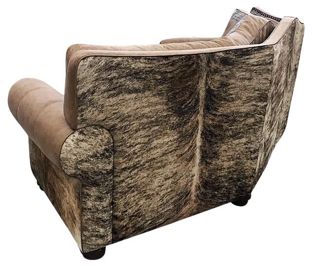 Palomino Conversational Western Cowhide Sofa