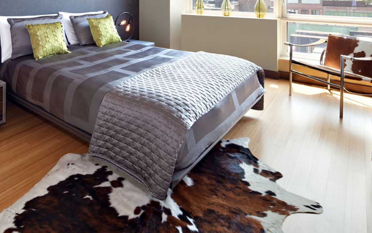 Tricolor Cowhide Rug